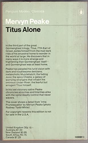 Beispielbild fr Titus Alone zum Verkauf von Better World Books
