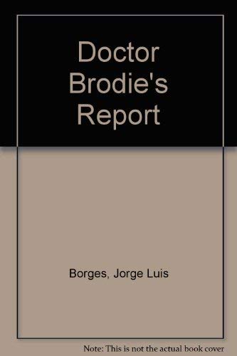 Imagen de archivo de Doctor Brodie's Report a la venta por medimops