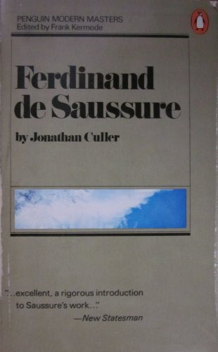 Beispielbild fr Ferdinand de Saussure (Penguin modern masters) zum Verkauf von Firefly Bookstore