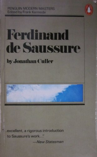 Stock image for Ferdinand de Saussure for sale by HPB Inc.