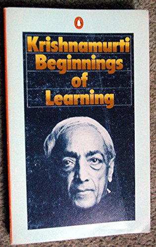 Beispielbild fr Beginnings of Learning zum Verkauf von Better World Books