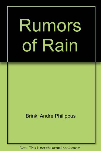 Imagen de archivo de Rumors of Rain a la venta por Wonder Book