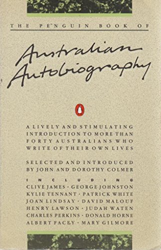 9780140075137: The Penguin book of Australian autobiography