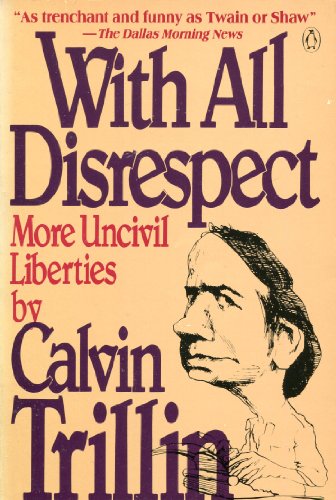 Imagen de archivo de With All Disrespect a la venta por Jenson Books Inc