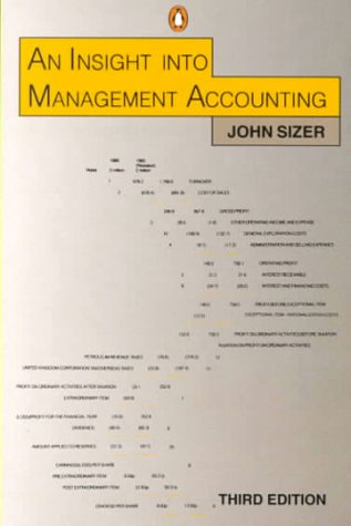 9780140091267: An Insight Into Management Accounting: Third Edition