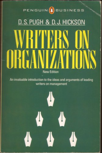 Stock image for Writers On Organizations 4th Edition for sale by SecondSale