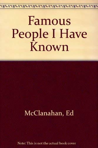 9780140093117: Famous People I have Known