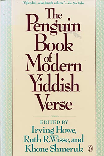 Beispielbild fr The Penguin Book of Modern Yiddish Verse zum Verkauf von Daedalus Books