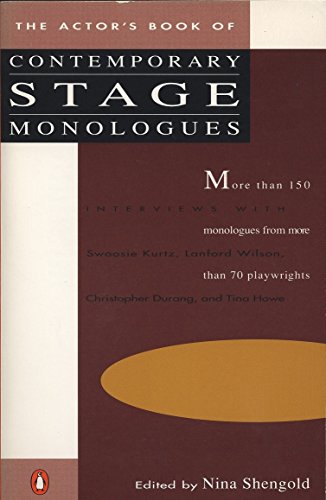 Stock image for The Actor's Book of Contemporary Stage Monologues: More Than 150 Monologues from More Than 70 Playwrights for sale by Orion Tech