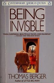 Stock image for Being Invisible for sale by Better World Books