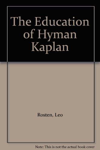 9780140117448: The Education of Hyman Kaplan
