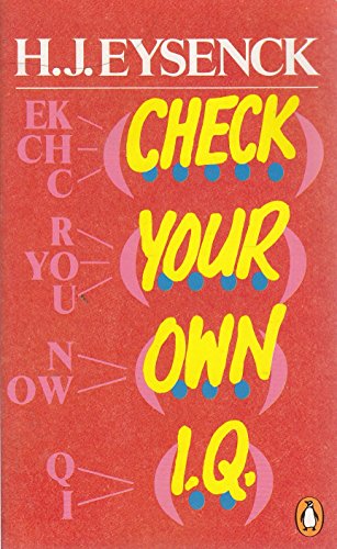 Beispielbild fr Check Your Own I. Q. zum Verkauf von Better World Books: West