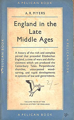 9780140137668: The Pelican History of England,Vol.4: England in the Late Middle Ages (Penguin History of England)