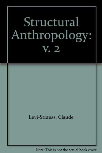 Stock image for Structural Anthropology (Volume 2) for sale by Anybook.com