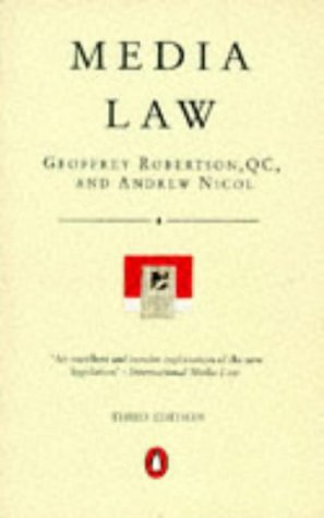 Beispielbild fr Media Law 2nd Edition zum Verkauf von HPB-Red