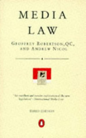 9780140138665: Media Law: Second Edition(Revised)