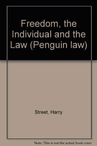 Beispielbild fr Freedom, the Individual And the Law: New Edition (Penguin law) zum Verkauf von WorldofBooks