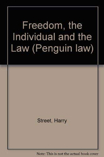 Stock image for Freedom, the Individual And the Law: New Edition (Penguin law) for sale by WorldofBooks