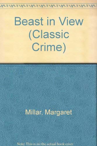 Stock image for Beast in View (Classic Crime) for sale by MusicMagpie