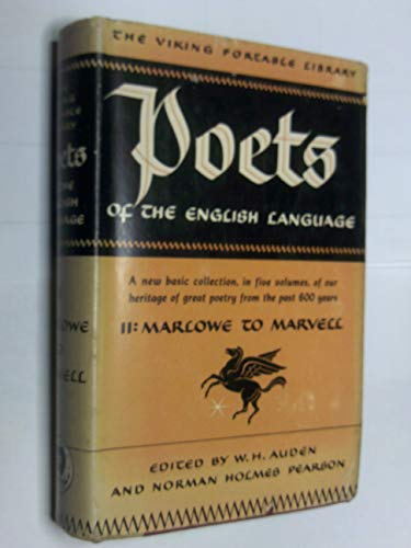 Stock image for The Portable Elizabethan Poets: Elizabethan & Jacobean Poets: Marlowe to Marvell for sale by ThriftBooks-Dallas