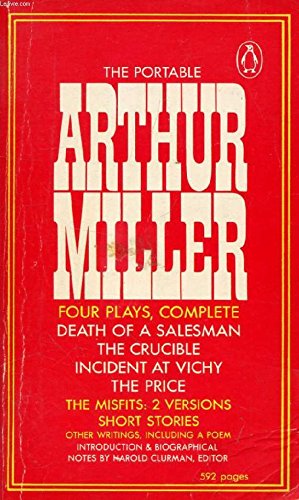 Imagen de archivo de The Portable Arthur Miller (Viking Portable Library) a la venta por BookHolders