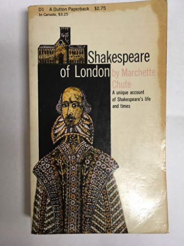 Imagen de archivo de Shakespeare of London a la venta por HPB Inc.