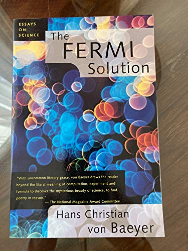 Imagen de archivo de The Fermi Solution: Reflections On the Meaning of Physics (Penguin Science S.) a la venta por WorldofBooks