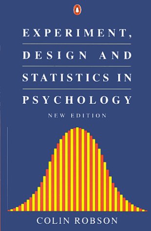 Beispielbild fr Experiment, Design And Statistics in Psychology (Penguin Psychology S.) zum Verkauf von AwesomeBooks