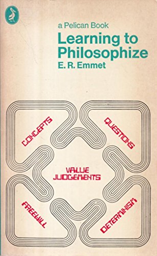 Imagen de archivo de Learning to Philosophize a la venta por Books Unplugged