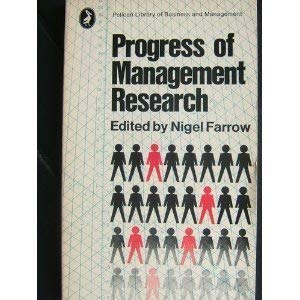 9780140210286: Progress of Management Research