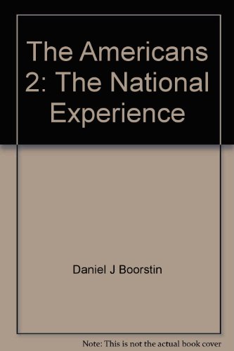 9780140210798: The Americans 2: The National Experience
