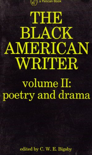 Beispielbild fr The Black American Writer [2 Vols. Compl.]. zum Verkauf von Antiquariaat Schot