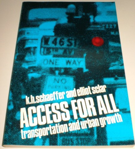 Beispielbild fr Access for All : Transportation and Urban Growth zum Verkauf von Better World Books