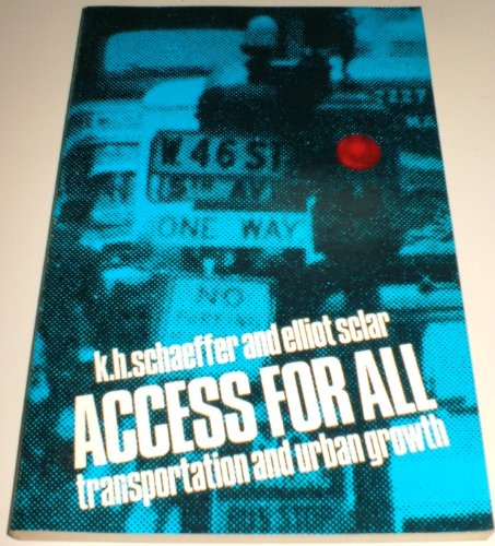 Imagen de archivo de Access for All: Transportation and Urban Growth a la venta por ThriftBooks-Atlanta