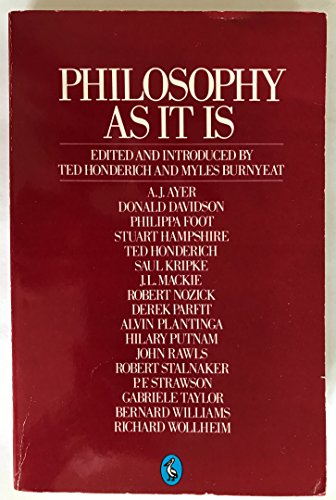 Imagen de archivo de Philosophy as It Is a la venta por HPB-Ruby