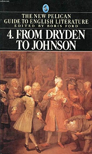 Imagen de archivo de From Dryden to Johnson (Guide to English Lit) a la venta por HPB Inc.