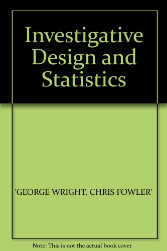 Beispielbild fr Investigative Design And Statistics (Pelican S.) zum Verkauf von AwesomeBooks