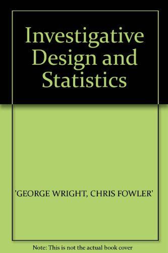 Stock image for Investigative Design And Statistics (Pelican S.) for sale by AwesomeBooks