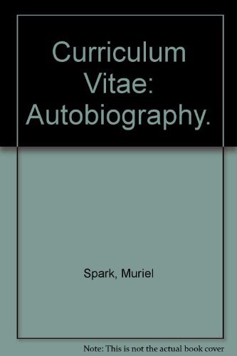 Stock image for Curriculum Vitae: Autobiography for sale by medimops