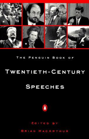 Stock image for 20th-Century Speeches, The Penguin Book of for sale by Gulf Coast Books