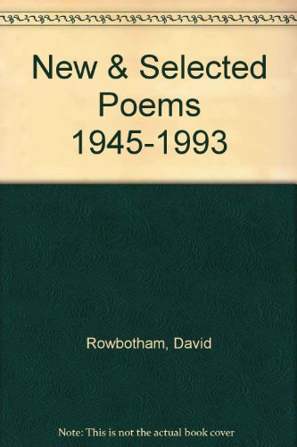 Stock image for New and selected poems, 1945-1993 for sale by Syber's Books