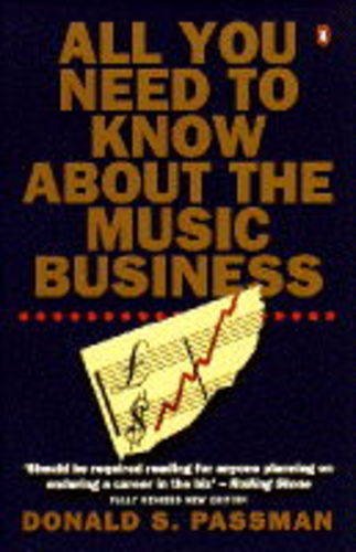 Imagen de archivo de All You Need to Know About the Music Business a la venta por medimops