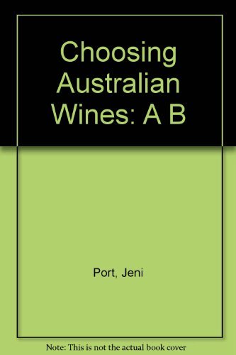 Immagine stock per Choosing Australian Wines
