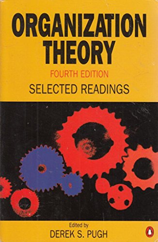 Stock image for Organization Theory: Selected Readings:Fourth Edition (Penguin business) for sale by WorldofBooks