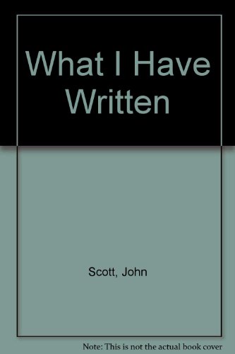 9780140261998: What I have Written
