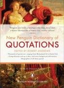 9780140292671: The New Penguin Dictionary of Quotations