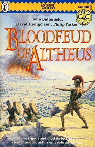 Stock image for Blood Feud of Altheus (Puffin Adventure Gamebooks) for sale by ThriftBooks-Dallas