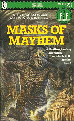 Stock image for Masks of Mayhem : Fighting Fantasy #23 for sale by Wally's Books