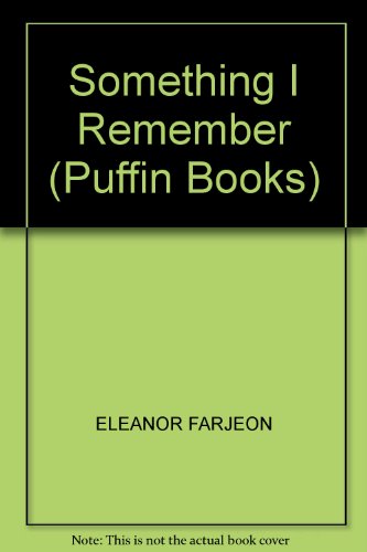 9780140326383: Something I Remember (Puffin Books)