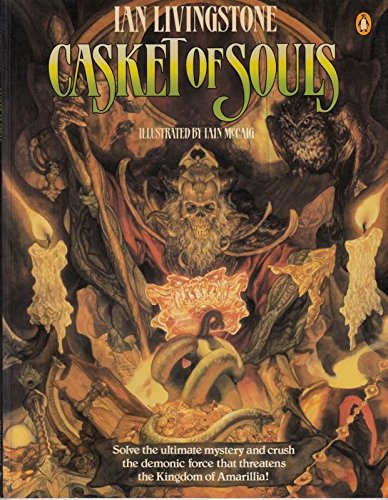 Stock image for Livingstone Ian : Casket of Souls(Export) (Puffin Adventure Gamebooks) for sale by ThriftBooks-Dallas